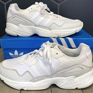 Adidas Yung-96 white sneakers